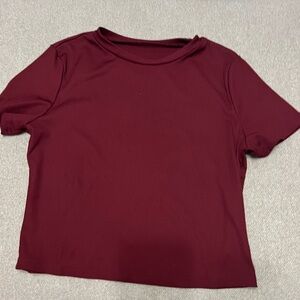 Classic Burgundy Women's Top